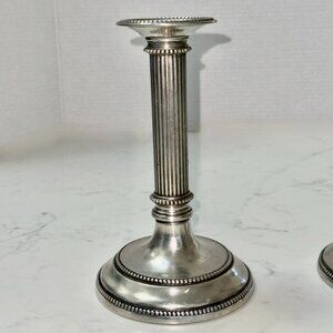 Arte Italica Pewter Candlesticks